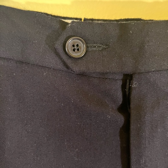 Santorelli Men's Navy Dress Pants Made with Loro Piana Wool Size 42 - Picture 3 of 8